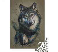 Animal Art Dog 1000 Pieces Paper Puzzles for Adults Jigsaw Puzzles Educational Game Challenge Toy 1000pcs (38x26cm)