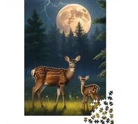 Animal Art Elk Puzzle for Teenagers 1000 Pieces Puzzle Brain Teaser Puzzles For Adults 1000pcs (38x26cm)