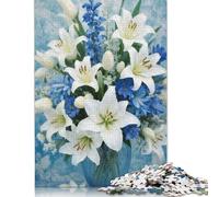 Animal Art Flower Puzzles 1000 Pieces Wooden Puzzles for Adults And Teenager Family Game Christmas Eve Gifts 1000pcs (75x50cm)