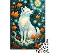 Animal Art Fox Puzzles for Adults 1000 Pieces Puzzle for Adults And Teenager Family Game 1000pcs (38x26cm)