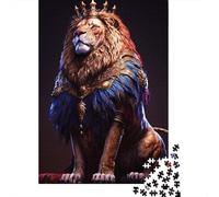 Animal Art Lion Puzzle for Teenagers 1000 Pieces Puzzle Brain Teaser Puzzles For Adults 1000pcs (38x26cm)
