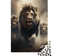 Animal Art Lion Puzzles for Adults 1000 Piece Puzzle for Teenager Age 12 Years Up Christmas Eve Gifts 1000pcs (38x26cm)