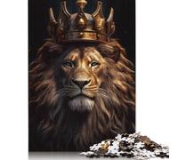 Animal Art Lion Puzzles for Adults 1000 Piece Puzzle for Teenager Educational Game Challenge Toy 1000pcs (75x50cm)