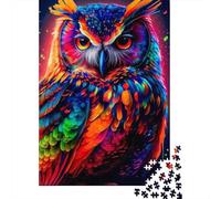 Animal Art Owl 1000 Pieces Puzzles Paper Puzzle for Teenager Funny Jigsaw Puzzles 1000pcs (38x26cm)