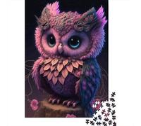 Animal Art Owl Puzzles for Adults 1000 Pieces Puzzle for Adults And Teenager Family Game 1000pcs (38x26cm)