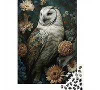 Animal Art Owl Puzzles for Adults 1000 Pieces Puzzle for Adults And Teenager Family Game 1000pcs (38x26cm)