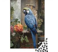 Animal Art Parrot 1000 Pieces Puzzles for Adults, Jigsaw Puzzles 1000 Pieces, DIY Puzzle Toy As Birthday Gifts 1000pcs (75x50cm)