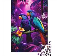 Animal Art Parrot Puzzle Friendly Materials 100 Percent Recycled Cardboard Jigsaw Puzzle for Adult Children 1000pcs (75x50cm)