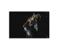 Animal Artwork Poster Looking at The Tiger in The Distance Decorative Painting Canvas Art Picture 16x24inch(40x60cm)