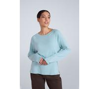 Animal Women's 'Ashleigh' Lightweight Breathable Casual Long Sleeve Relaxed Fit Top in Light Blue | Size: 6 Animal Light Blue 6