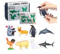 Animal Assembling Set - Intermediate Level Puzzle Kit, Quality PP Building Toy, Practical DIY Project with Creative Learning and Creative Play | Class P