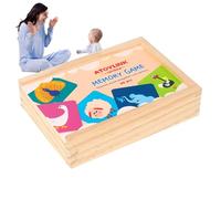 Animal Association Cards,Card Matching Games - Interactive Animal Association Games Association Cards - Flash Cards, Preschool Learning Games, Concentr Educational Toy