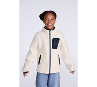Animal 'Atlas' Warm Contrast Pocket High Neck Full Zip Fleece Jacket in Beige | Size: 9-10 Years Animal Beige 9-10 Years