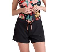 Animal Auora Womens Mini Boardshort - Chlorine & Saltwater Resistant Quick Dry Shorts with Adjustable Waist - Spring Summer, Holiday, Outdoors & Hiking Black Women's Size 8