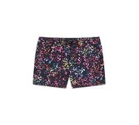 Animal Aurora Womens Printed Mini Boardshort - Quick Drying Bottoms with Adjustable Waist - for Summer, Swimming & Beach Sports Jet Black Women's Size 16