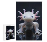 Animal Axolotl Jigsaw Puzzle for Adults Wooden Challenging Puzzles Gift for Family Friends
