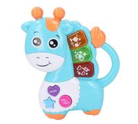 Animal Baby Piano Toy, Interactive Baby Music Toy (Blue)