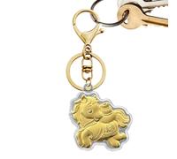 Animal Bag Charm, Wealth Symbol Cute Ornament, Adorable Backpack Keychain for New Year Winter Festival Adults Children Family or Friends Perfect Purse, Backpack or Holiday Decoration Accessory