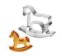 Animal Baking Mold: Durable Metal Press, Cute Pony Shape, Smooth Edge Pastry Shaper, Manual Crafting Template | New Year Dessert Chocola Making