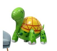 Animal Balloons, Sea Turtle Balloon - Inflatable Foil Turtle Hiking Balloons, Turtle Theme Decorations, Large Smiling Sea Turtle Balloon for Animal Zoo Themed Birthday Baby Shower