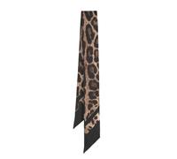 Animal Bandeau - female - Dolce & Gabbana - Silk Scarves - Brown - ONE SIZE - Accessories ONE SIZE