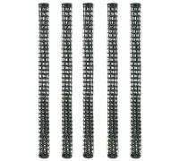 Animal Barrier Garden Fence Border, Garden Fence Meshes 5 pcs HDPE 1x1.2 m Green