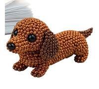 Animal Beading Kit - Funny Cute Handmade Portable Toy Set - Beads Keychain Making Kit,for Kids Beginners Indoor Home School Classroom Bedroom Living Room Inside