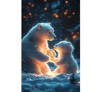 Animal Bear 1000 Piece Jigsaw Puzzles for Adults Colourful Fun Challenging & Brainteasing Educational Learning Gift Present for Children Boys Girls 1000 Piece Puzzle for Adults