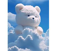 Animal Bear Cloud Jigsaw Puzzles for Adults 500 Pieces Educational Toys Challenging Game 500 Piece Puzzles for Adults for The Whole for Women Gifts for Men