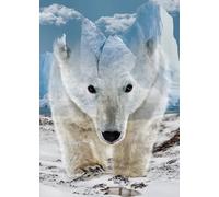 Animal Bear Jigsaw Puzzle for Adult 1000 Piece, Challenging Impossible Difficult Hard Puzzles for Adult, Nature Wildlife Hunting Puzzle 1000 Pieces