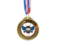Animal Beauty Colorful Nature Worm UU Gold Award Winner Medal First Place Ribbon