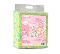 Animal Bedding, Bunny Paper Litter, Soft Texture Non Toxic Breathable Compact Easy Storage Reusable Neutral Scent, Cage Liner for Pets Hamster Hedgehog, 8.66x2.36x11.81Inches