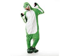 Animal Bee Koala Raccoon Horse Cow Kangaroo Snake Lemur Squirrel Bat Onesie Fancy Dress Costume Bodysuit Pyjama Sleep wear Carnival Costume Snake, M(height 160cm-170cm)