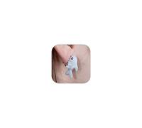 Animal Bite Earrings for Women Cute Dinosaur Stud Earrings 3D Handmade Polymer Clay Earring Funny Animal Cartoon Biting Ears Earring Studs Jewelry Birthday Gifts, Adjustable, Metal, No Gemstone