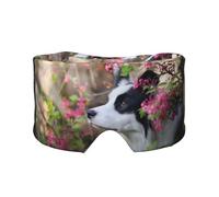 Animal Border Collie Cute Dog Pet, Full Eye Covers Light Blocking Eye Mask Sleep Eye and Ear Muffs