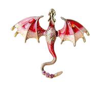 Animal Brooches For Women - Vintage Brooch, Retro Dragon | Fashion Animal Lapel Pin, Vintage Dragon Brooch Pin, Dragon Enamel Jewelry, Unique Party Brooches, Consulte la descripción, See description