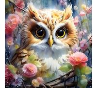 Animal Brown Owl 90 Piece Jigsaw Puzzles for Adults 30x30cm, adult jigsaw puzzles 90 Pieces, Challenging&Brainteasing Puzzle Family Games, Beautiful Decoration puzzle