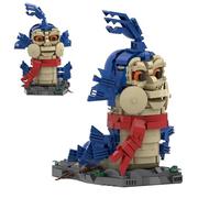 Animal Building Block Set, 587 PCS Worm Monster Building Kit, Fantasy Film Action Figure Bricks Model, Creative Moc Horror Toys for Film Fans and Adults