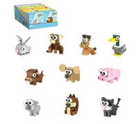 Animal Building Blocks Set, 352PCS Mini 10 Model Rabbit Pig Dog Cat ect Toys, Cute Pet Bricks Kit, Party Favors for Kids for Goodie Bags, Classroom Prizes(6046)