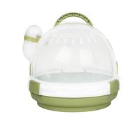 Animal Cages Creative Hamster Travel Cage Space-saving Keep Small Animals House hamster cages and habitats(Green)