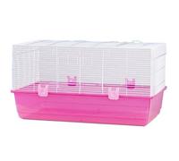 Animal Cages Hamster basic cage 80cm large simple golden bear high chassis(Pink)