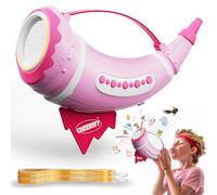 Animal Caller for Kids 5-7, Boys Hunting Toys Horn for Outdoor Discovery, 30 Animal Sounds Toys for Toddlers 3-5, Lung Capacity Training, Pink