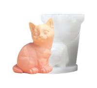Animal Candle Moulds - Silicone 3D Casting Moulds | Cat Figures for Crafts, Candle, Soap, Resin Making, Versatile DIY Home Decor, Wedding, Gift, Table Exhibition and Art Pro