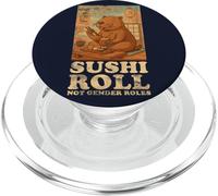 Animal Capybara Sushi Eating Japanese Kawaii PopSockets PopGrip for MagSafe