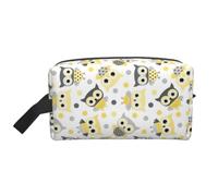 Animal Cartoon Owls Cute Print Large Capacity Travel Toiletry Bag Cosmetic Pouch Waterproof Lightweight Vacation