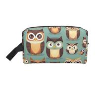 Animal Cartoon Owls Cute Print Toiletry Bag for Men, Cosmetic Bag Spacious Capacity Travel Toiletry Bag for Women