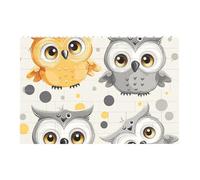 Animal Cartoon Owls Cute Printed Jigsaw Puzzle 14.4x9.8 CM, Rectangular Puzzle Challenging Game for Adults Gifts, Family Fun Decorative Wall Decor