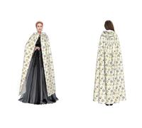 (Animal Cartoon Owls Cute) Unisex Hooded Cloak Cape Robe Cosplay Halloween Christmas Fancy Dress Costumes For Adults