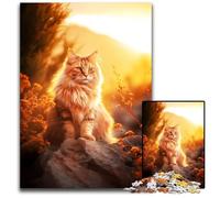Animal Cat Nature Jigsaws 1000 Pieces for Adults Challenging Puzzles for Holidays Birthdays And Family Game Nights 1000 PCS(75x50cm)