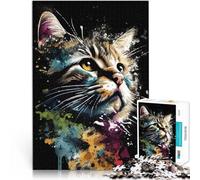 Animal Cats2000 teenager Pieces Jigsaw Puzzle Challenging Game and Family Play is ideal as a gift for the whole family 70x100cm